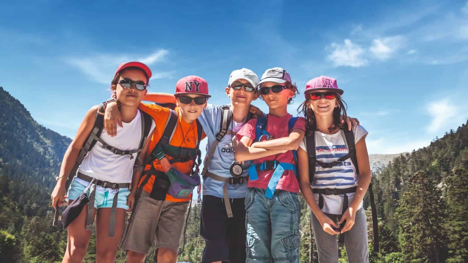 groupe enfants vacances nature