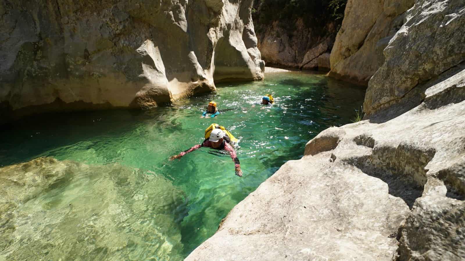 canyon eau turquoise été Espagne