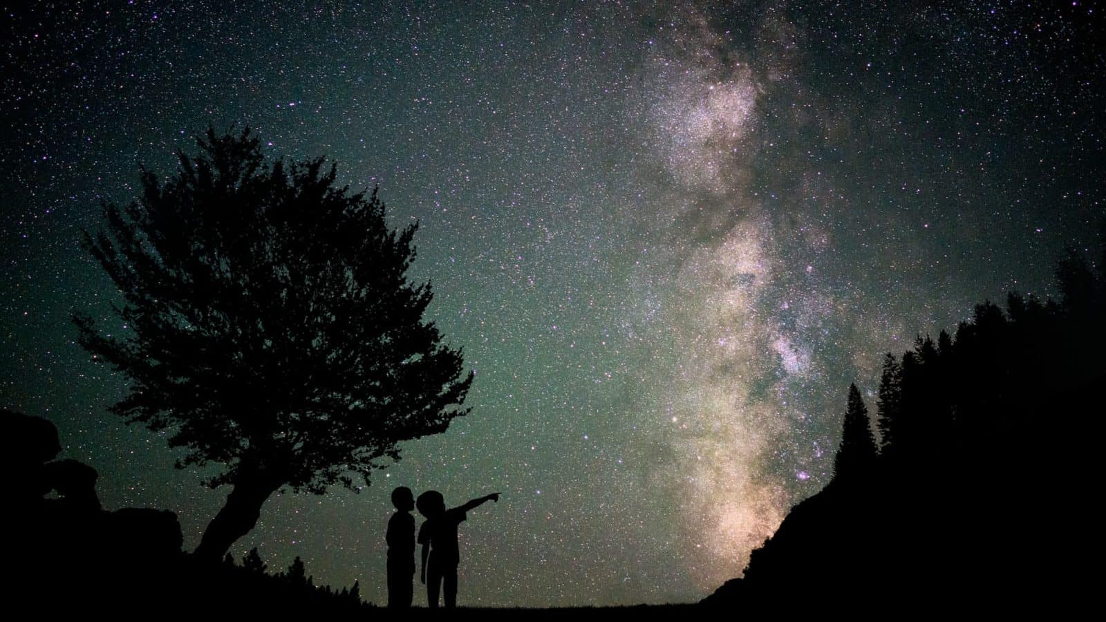 enfants nuit observation étoiles